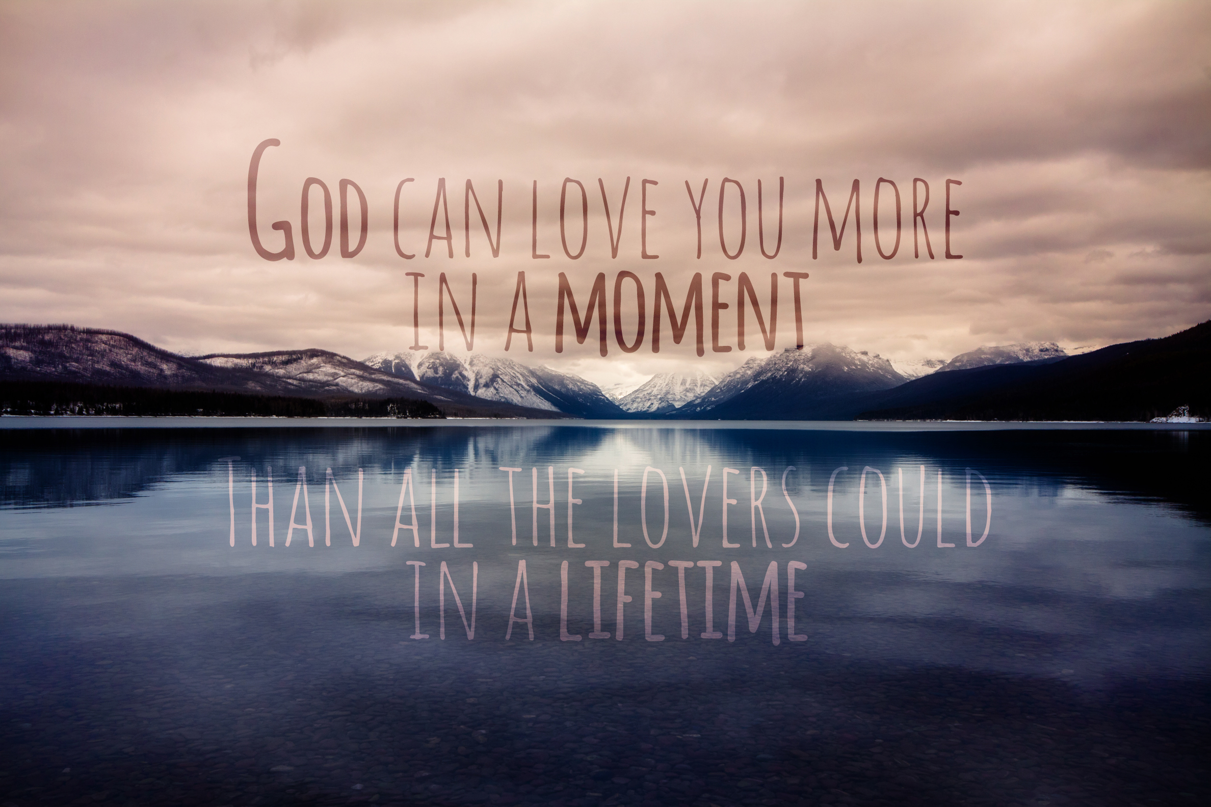 god can love you more